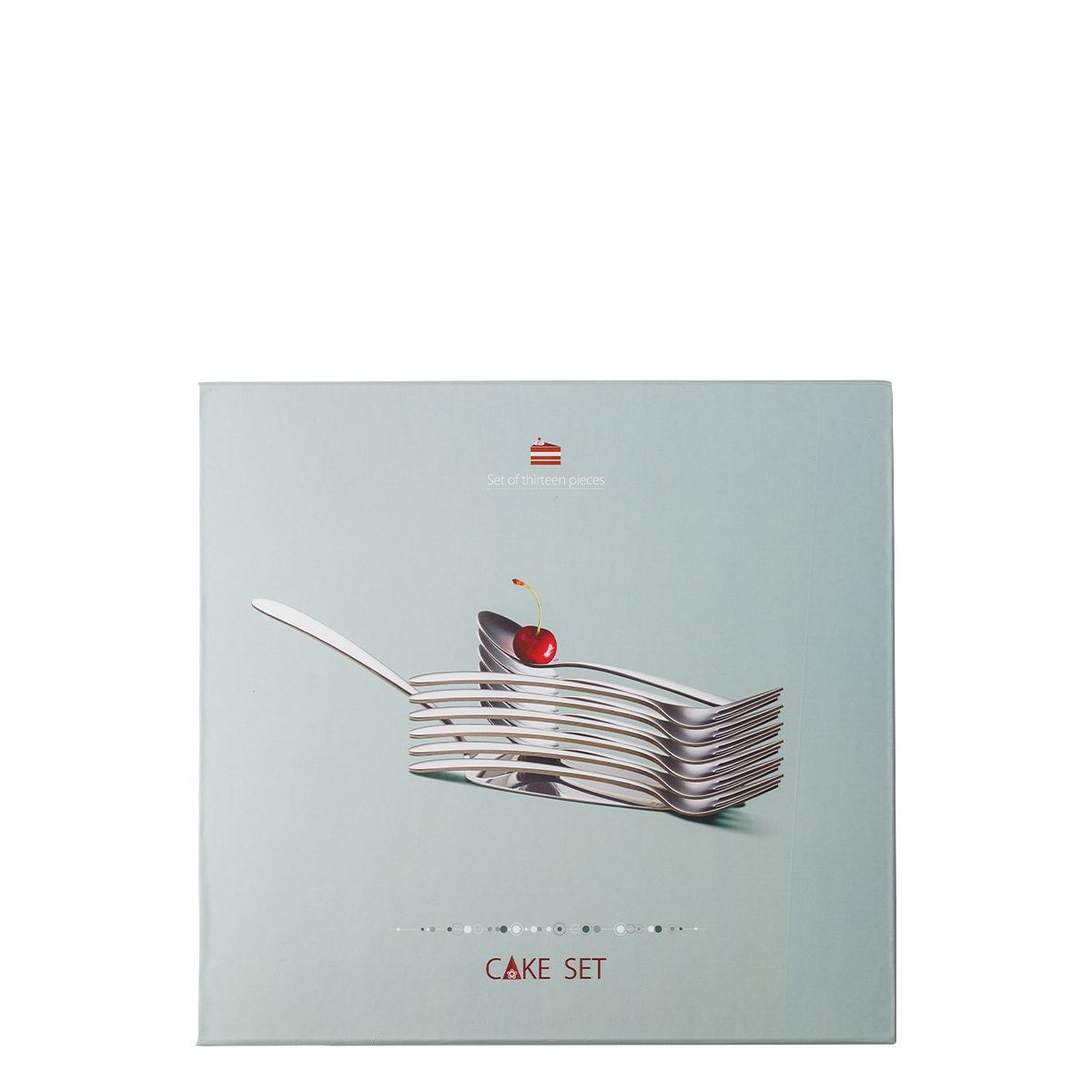 Kuchen-Set 13-tlg. - Alpha glänzend