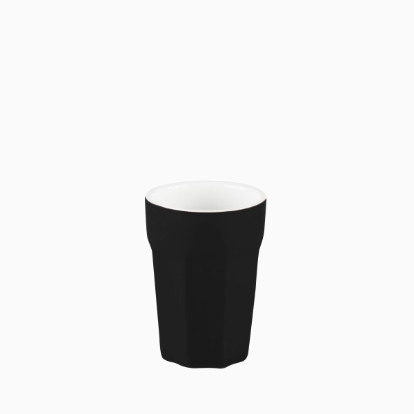 Kleine schwarze Porzellantasse 80 ml - RGB