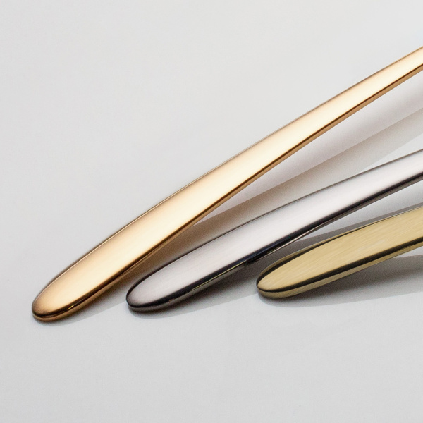 Latte-Löffel mit Herz grau 4-tlg. Set – Love Cutlery