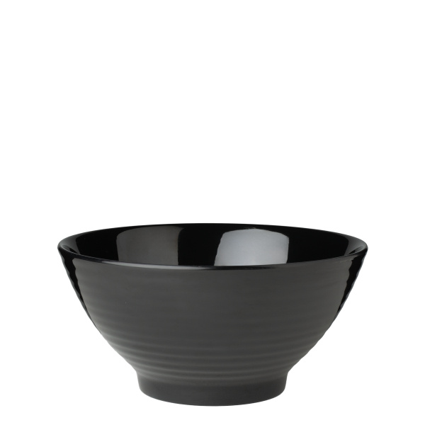 Schale schwarz 20 cm Melamin | Elements Flow