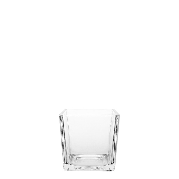 Vase Quadro 8 x 8 x 8 cm – Basic Glas