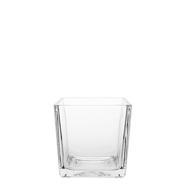 Vase Quadro 10 x 10 x 10 cm – Basic Glas