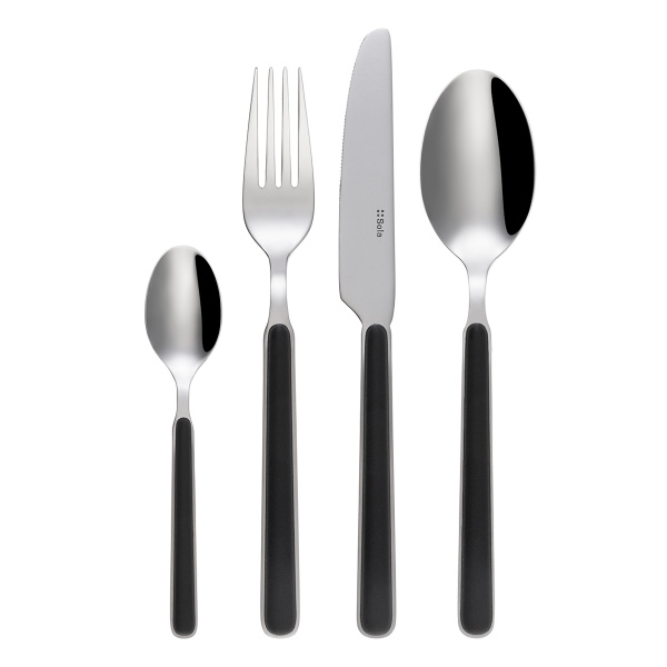 Besteckset 16-tlg. Gallery schwarz | Sola