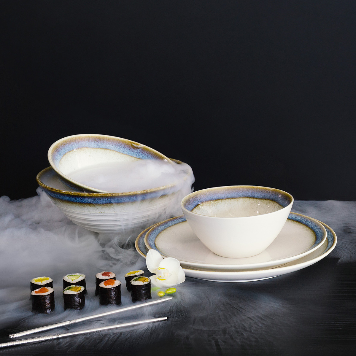 Flacher Teller Coupe 25,4 cm | Gaya Atelier Silom