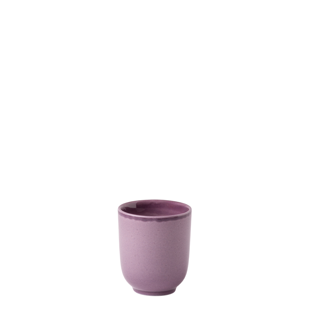Mokkatasse ohne Henkel 80 ml | Gaya Solatelier Aubergine