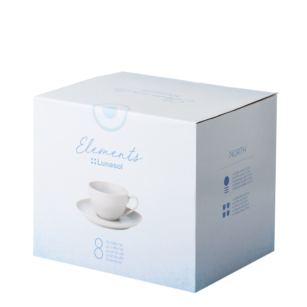 Kaffeeset 8-tlg. – Elements North Organic