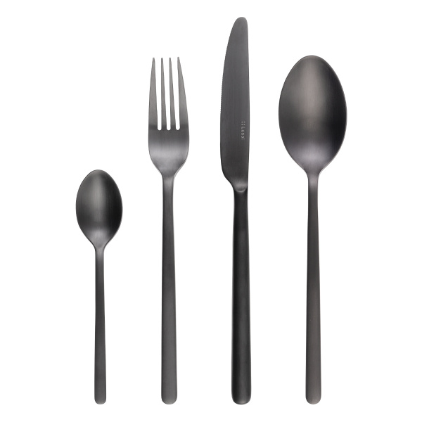 Besteckset 16-tlg. – Sofia PVD grau matt