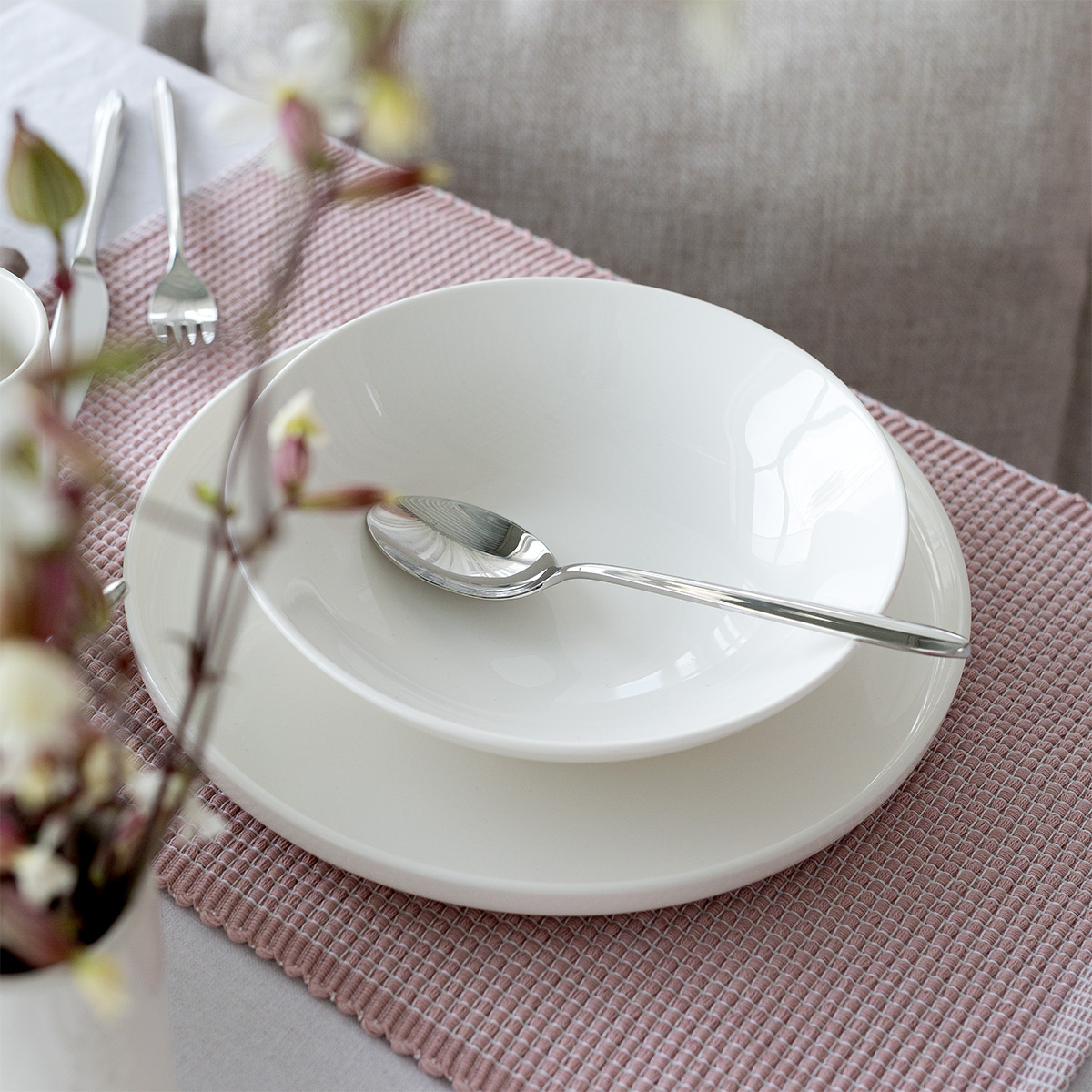 Porzellan Set 12-tlg. — Gaya Atelier weiss