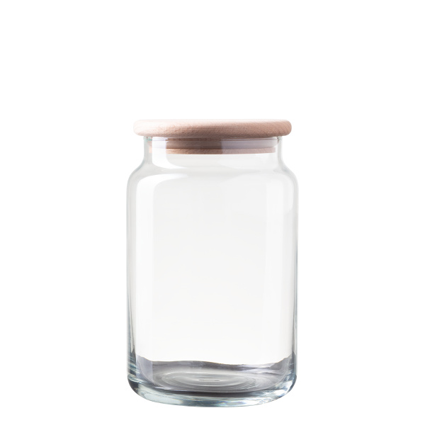 Glasbehälter mit Deckel 0,93 l | Basic Kitchen