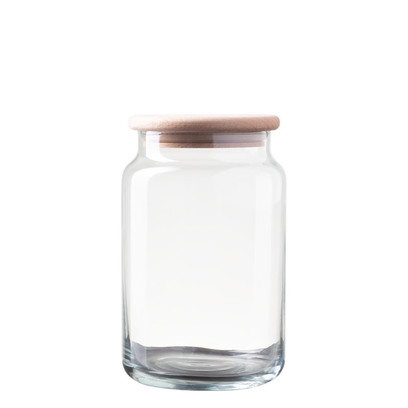 Glasbehälter mit Deckel 0,93 l | Basic Kitchen