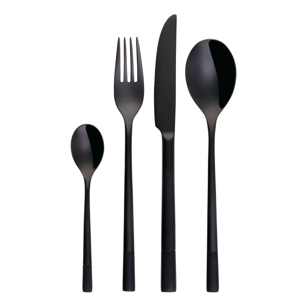 Besteck-Set 24-tlg. - Luxus schwarz