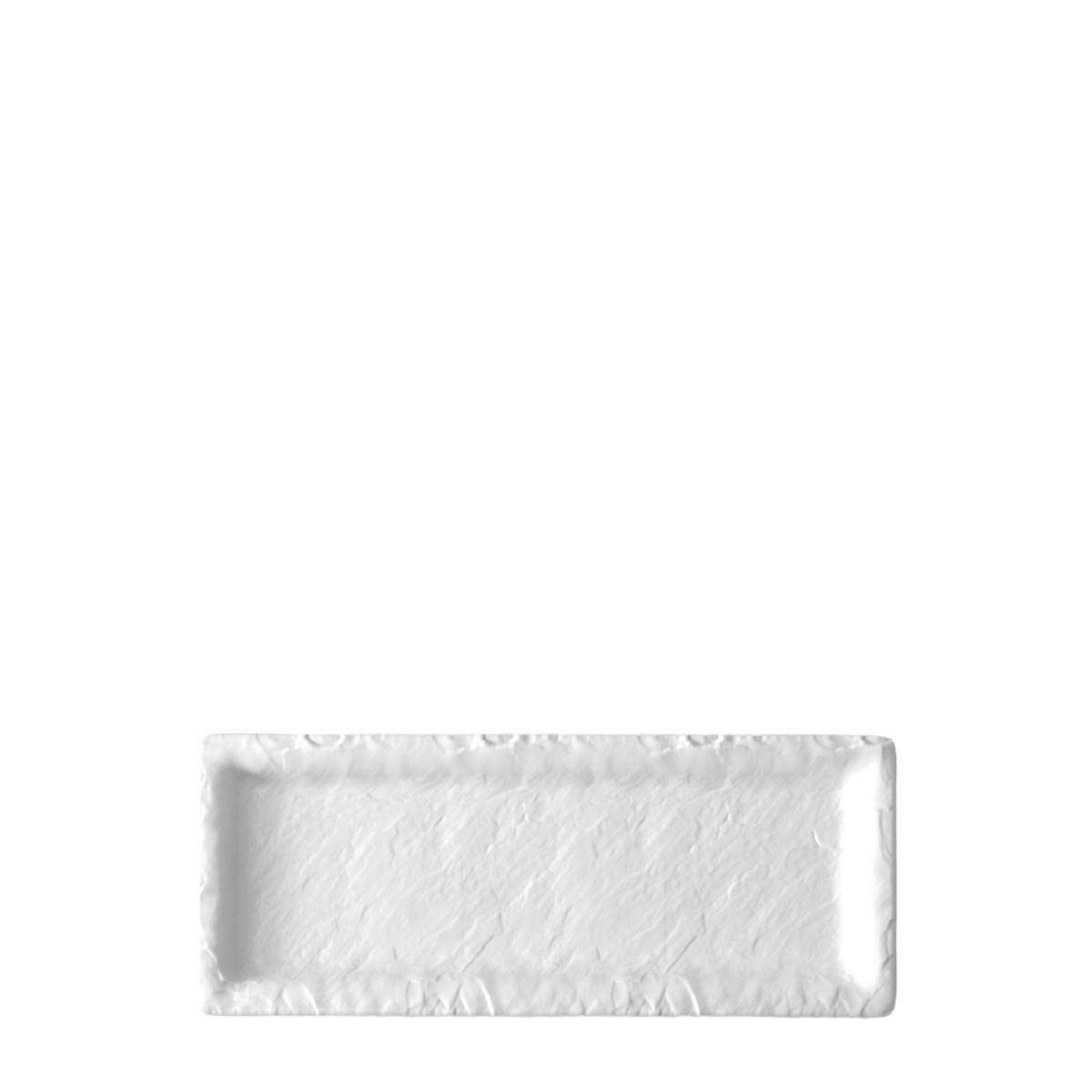 Tablett weiß mittel 24,4×9,8 cm | Elements Flow