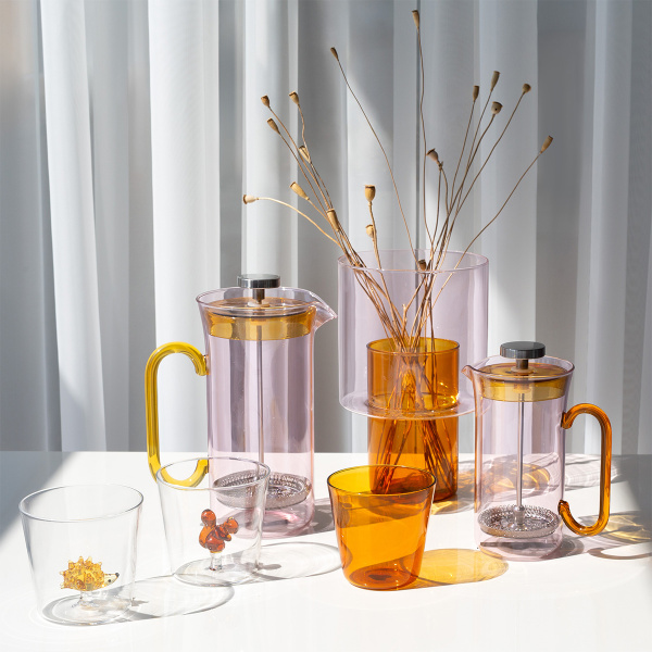 French Press klein rosa 400 ml | Ichendorf