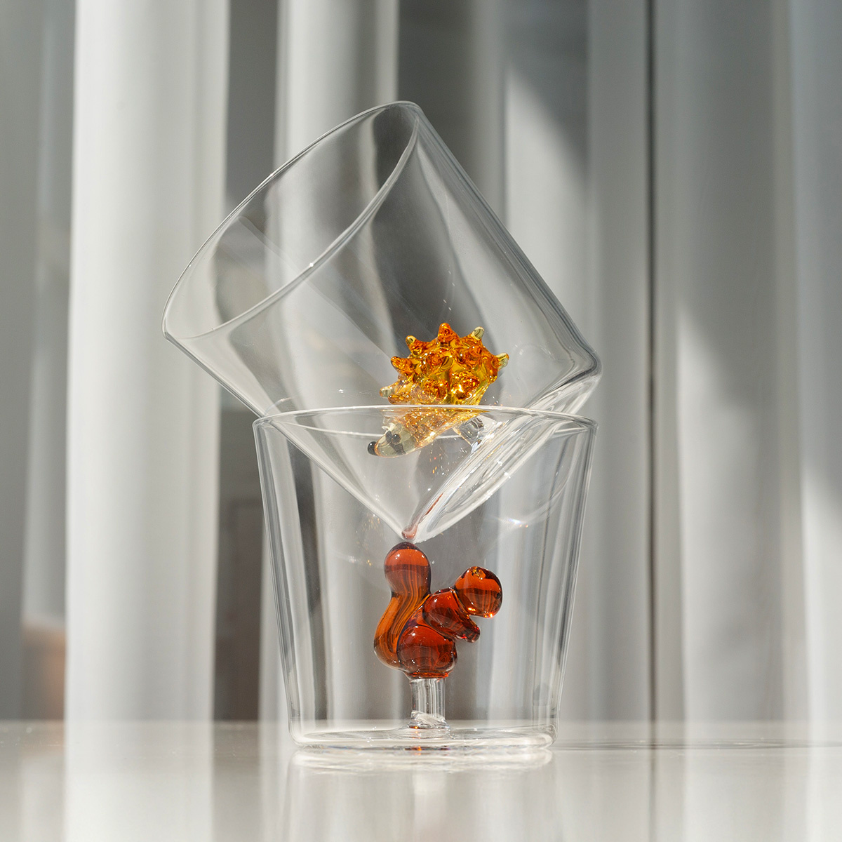 Glas mit Igel-Motiv | Ichendorf