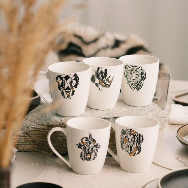 Tasse 360 ml Löwe | Flow Solatelier Africa