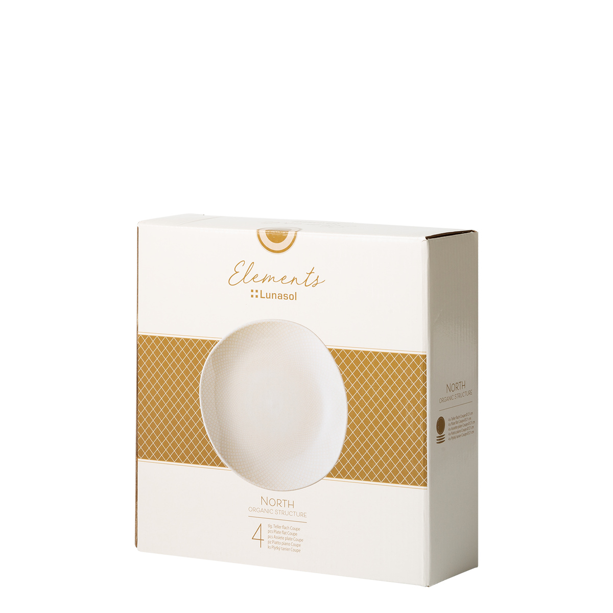 Dessertteller Coupe 21 cm 4 Stk. | Elements North