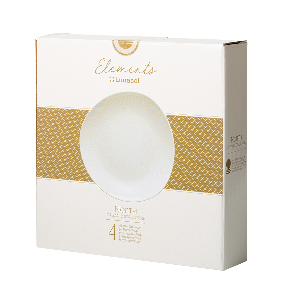 Flache Teller Coupe 27,5 cm 4 Stk. | Elements North