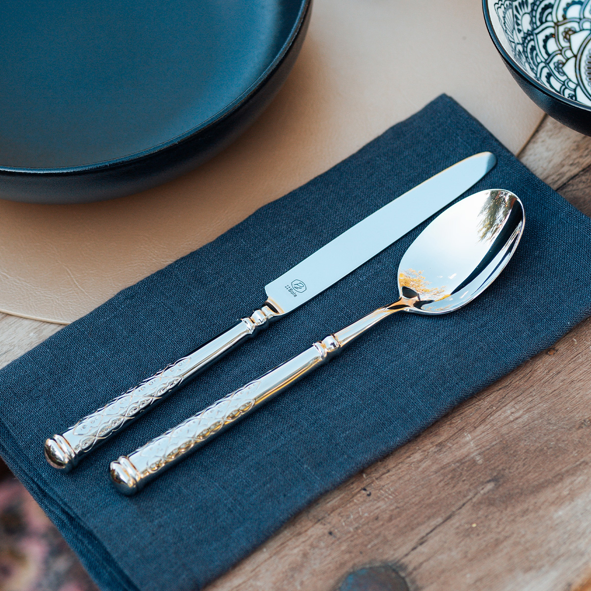 Besteckset 24-tlg. Levante | Sola Platinum