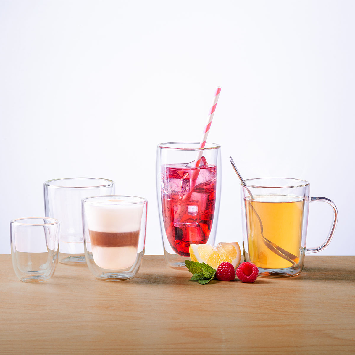Glas BASIC Glas Double Wall 190 ml - 4er-Set
