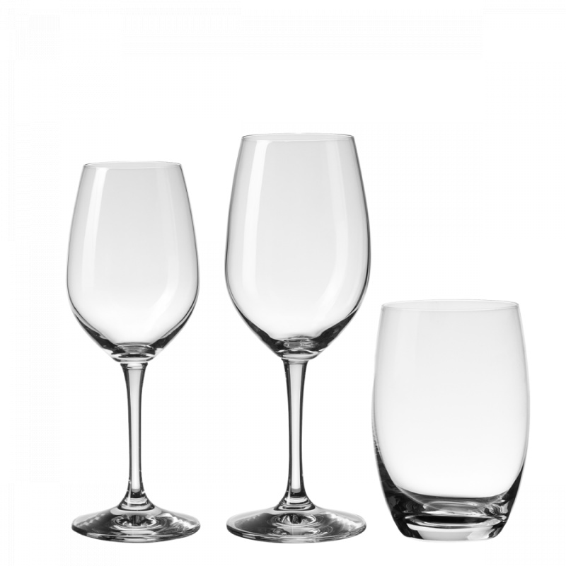 Starter-Set Gläser für den Haushalt 12-tlg. - BASIC Glas Lunasol