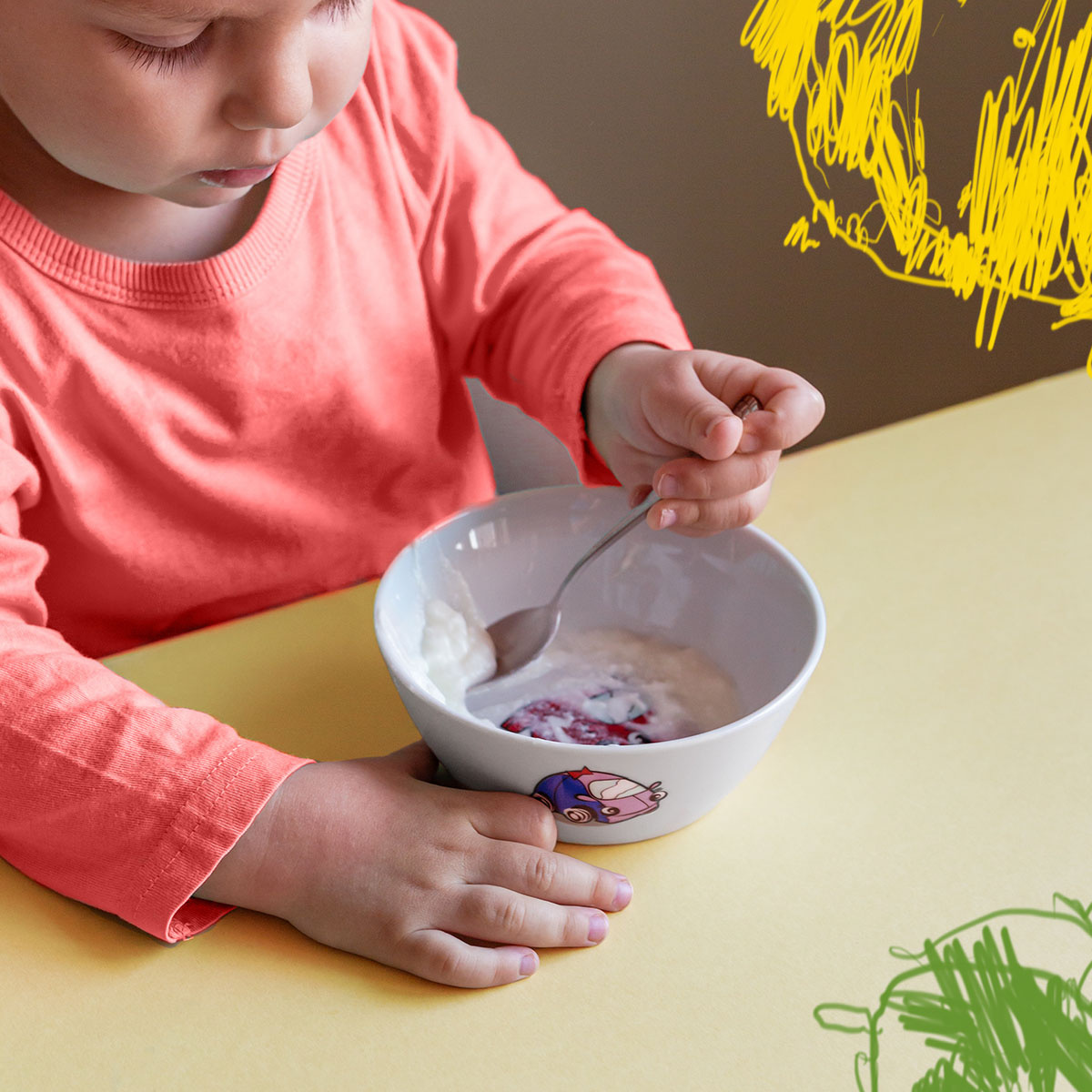 Kinderbesteck-Set 4-teilig – Lusol 755