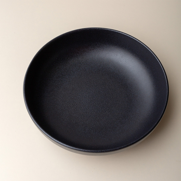 Teller tief U-Coupe 21 cm - Basic black matt