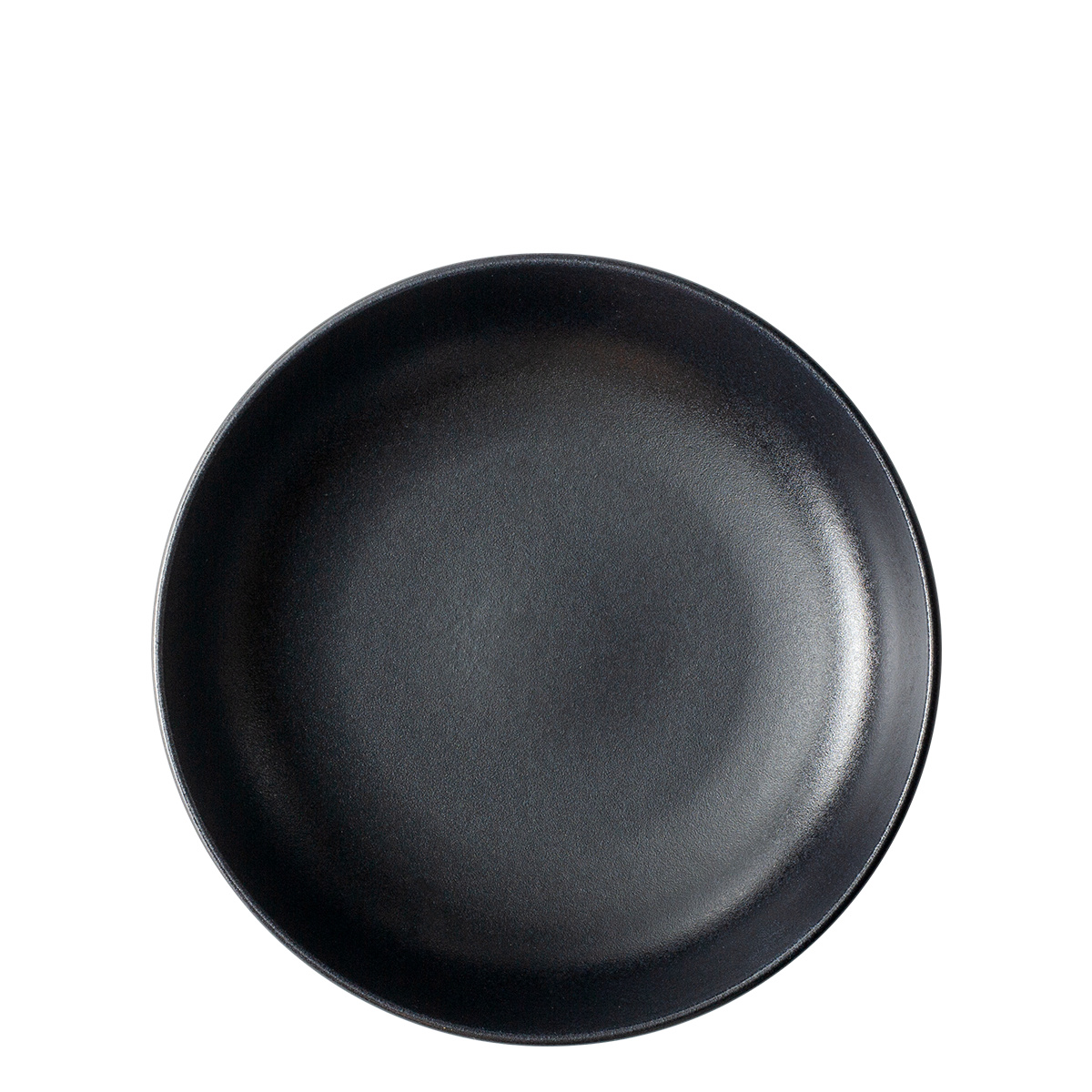 Teller tief U-Coupe 21 cm - Basic black matt