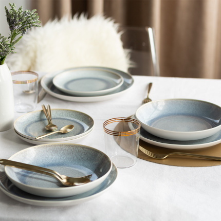 Tellerset 12-tlg. | Elements Glacial Ice