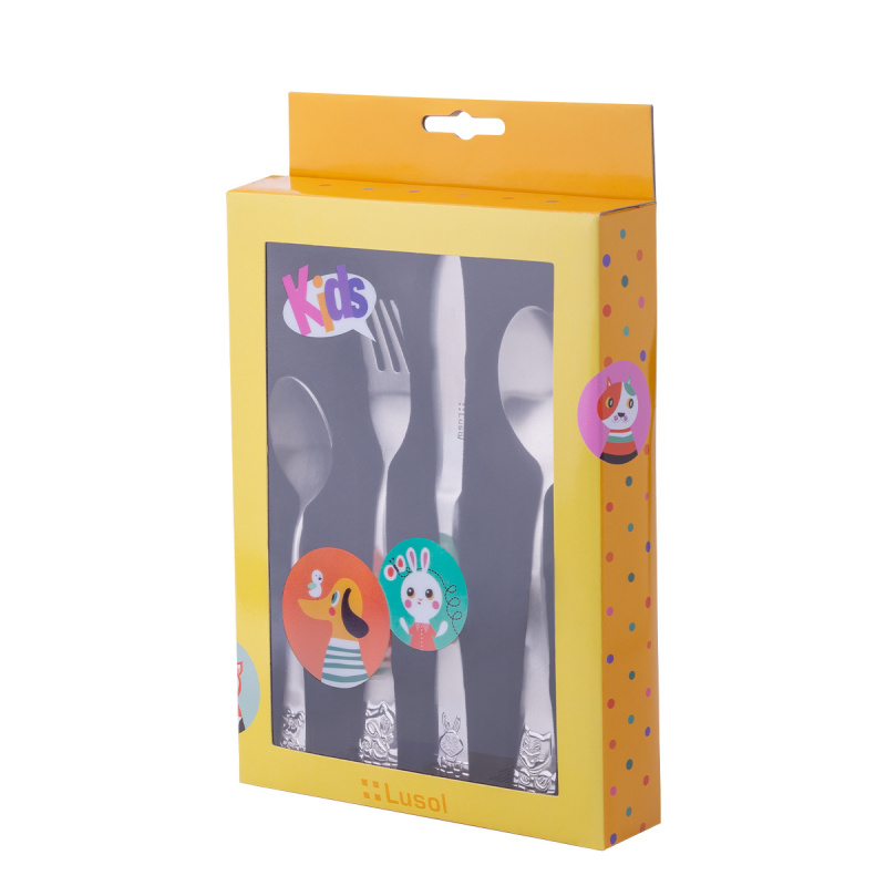 Kinderbesteck-Set 4-teilig – Lusol 755