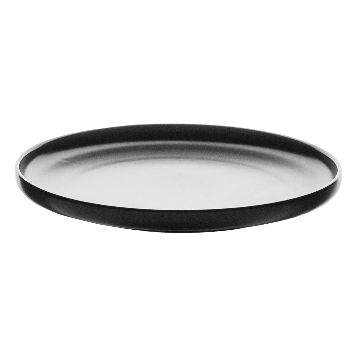 Dessertteller Coupe schwarz 20 cm – Flow