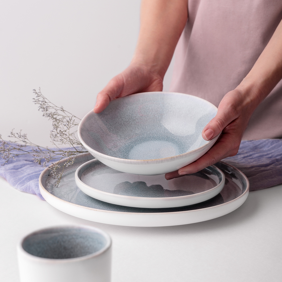 Schale Atelier Glacial Ice ø 21,5 cm - Gaya
