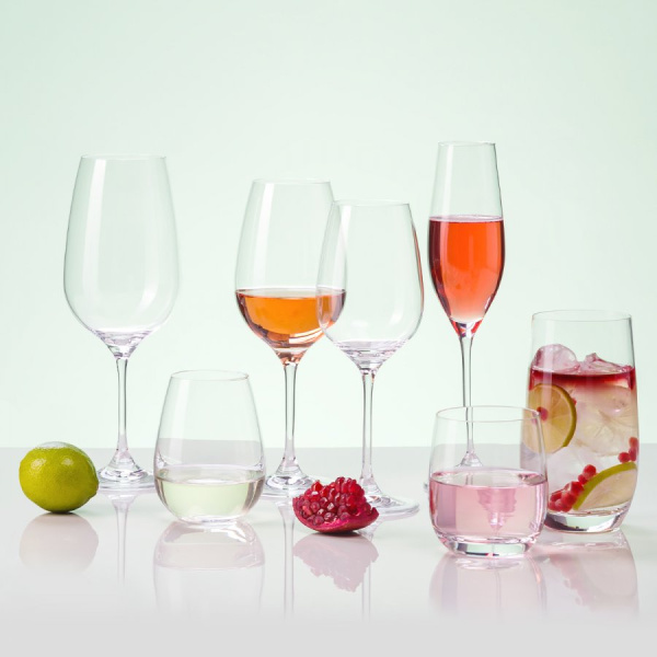 Champagner-Gläser 210 ml 6er-Set - Premium Glas Crystal