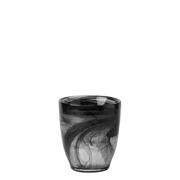 Wasserglas schwarz 300 ml - Elements Glas