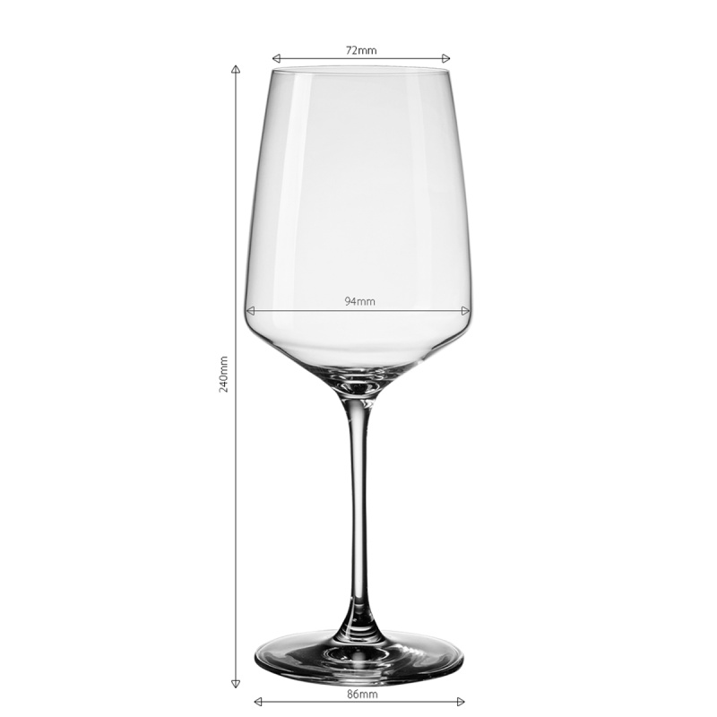 Weingläser Rioja 650 ml 4 Stk. | 21st Glas Lunasol