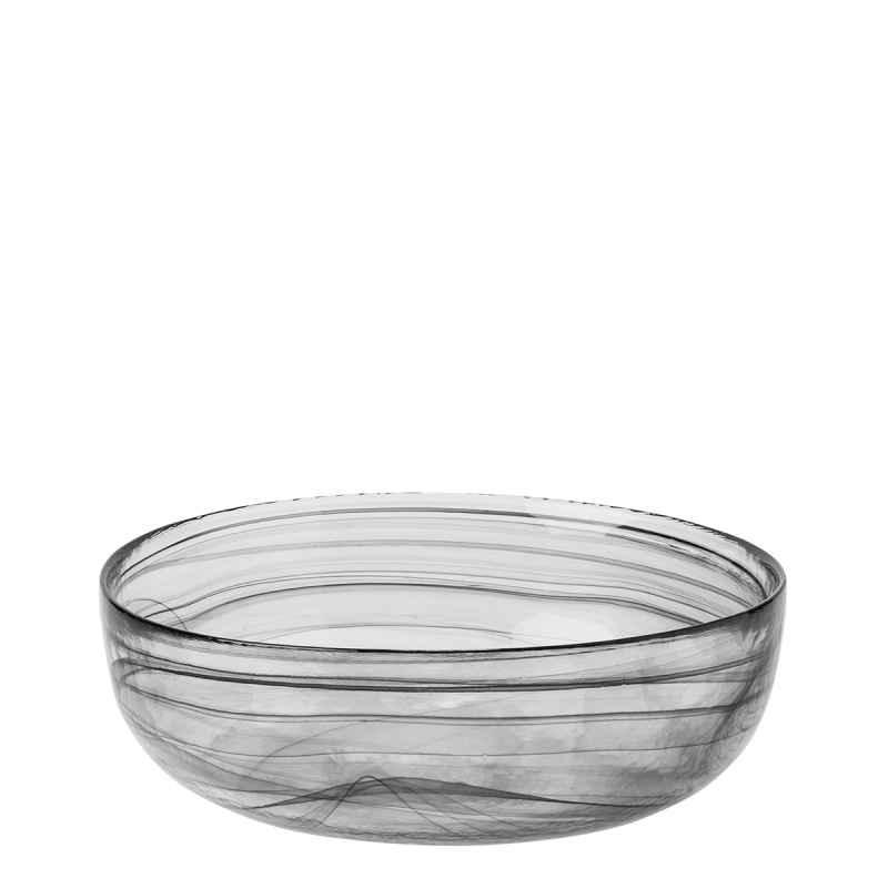 Schale schwarz 21 cm - Elements Glass
