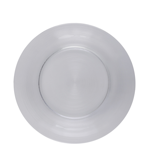 Flacher Teller 30 cm Set 4 Stk. - Basic Chic Glas