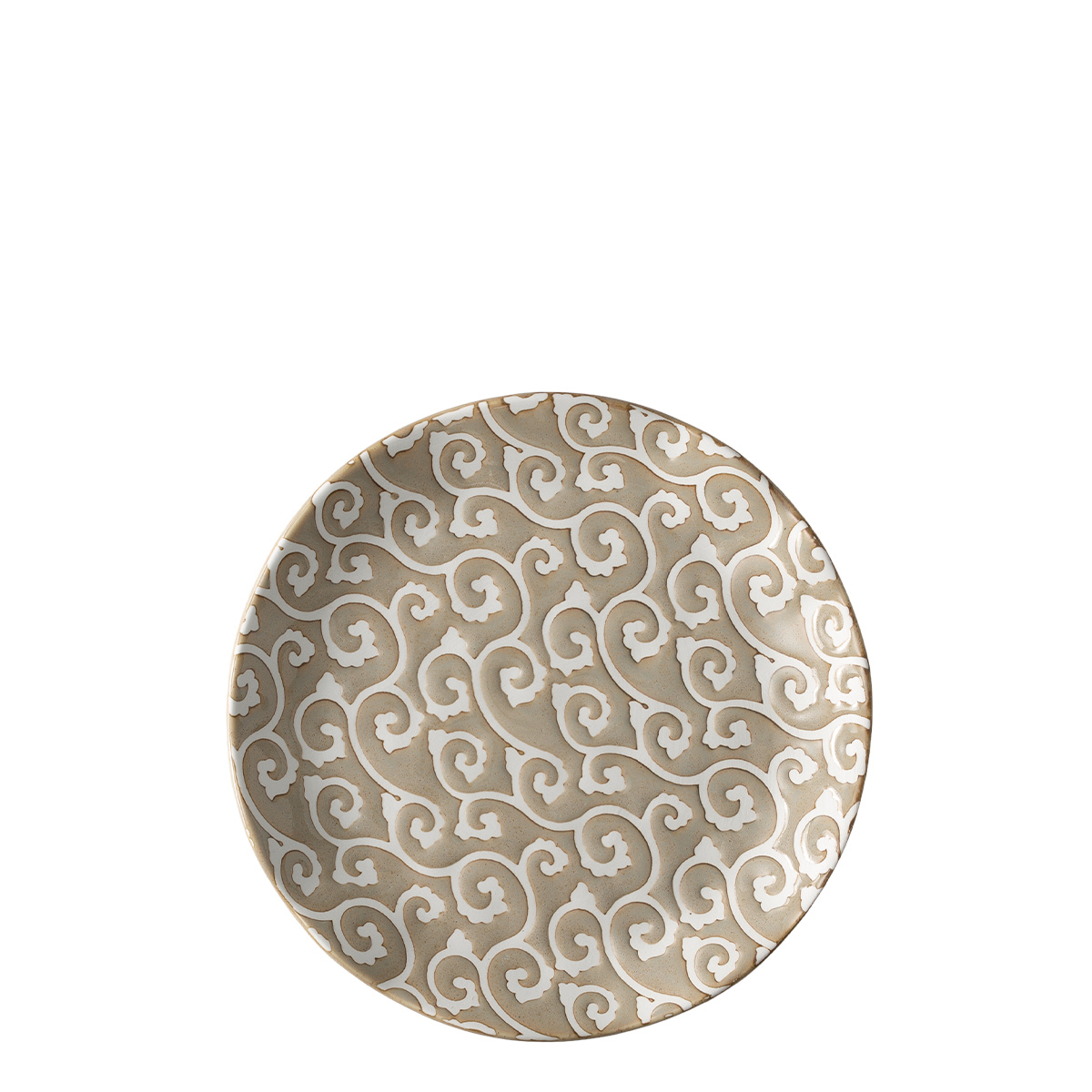 Flacher Teller Wavy 20,5 cm | Levante Pearl