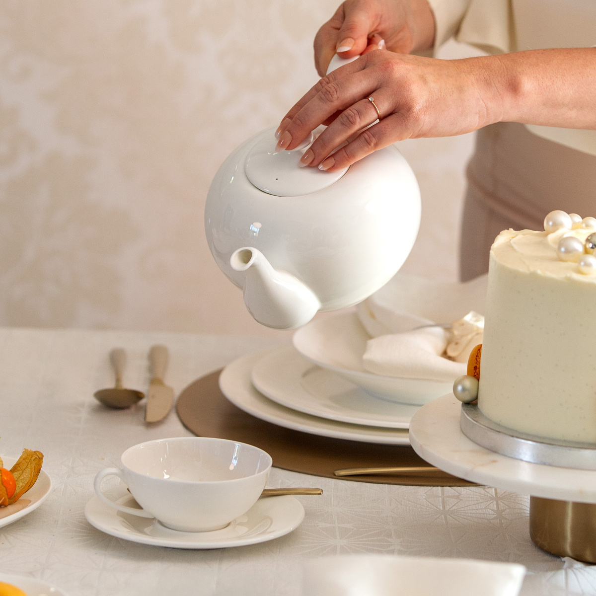 Untertasse 15,5 cm - Premium Platinum Line
