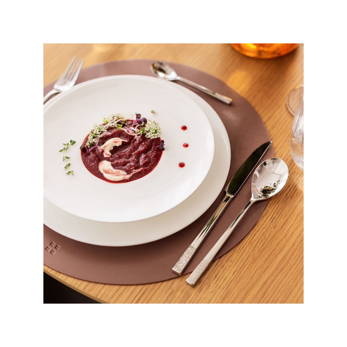 Tiefer Teller gourmet 23,5 cm - Premium Platinum Line
