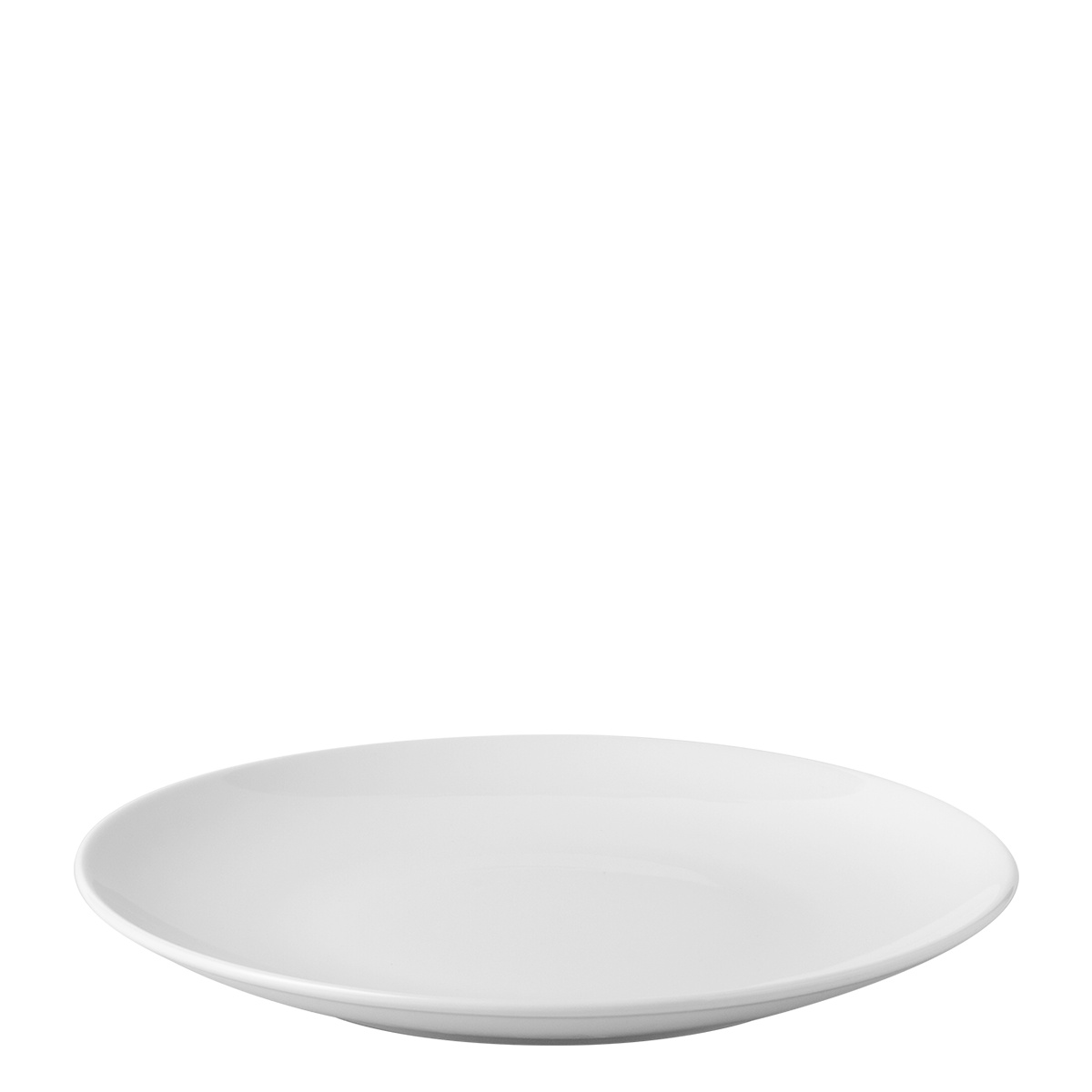 Flacher Teller 28 cm Chic Weiss | Lunasol