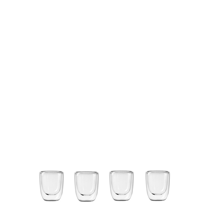 Glas BASIC Glas Double Wall 70 ml - 4er-Set
