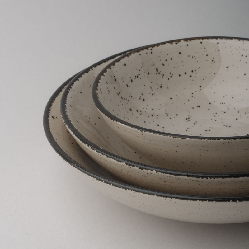 Schale Flow Atelier grau ø 15 cm - Gaya