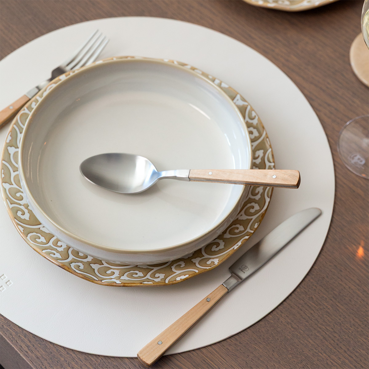 Besteckset 24-tlg. – Image Maple Wood
