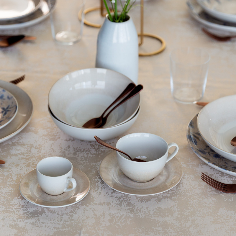 Kaffeeset 8-tlg. | Elements Vulcano Sand