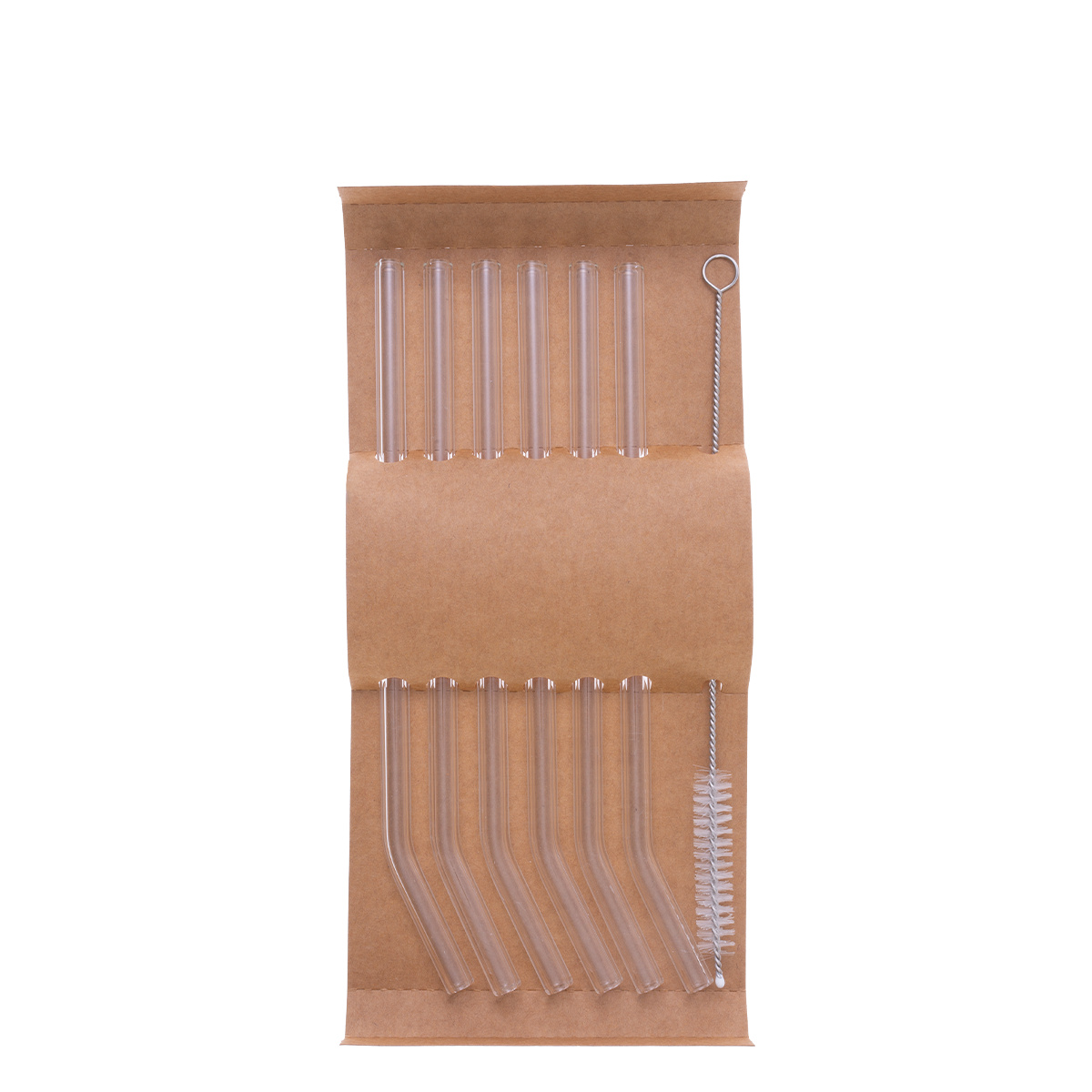 Trinkhalm gebogen 6er Set
