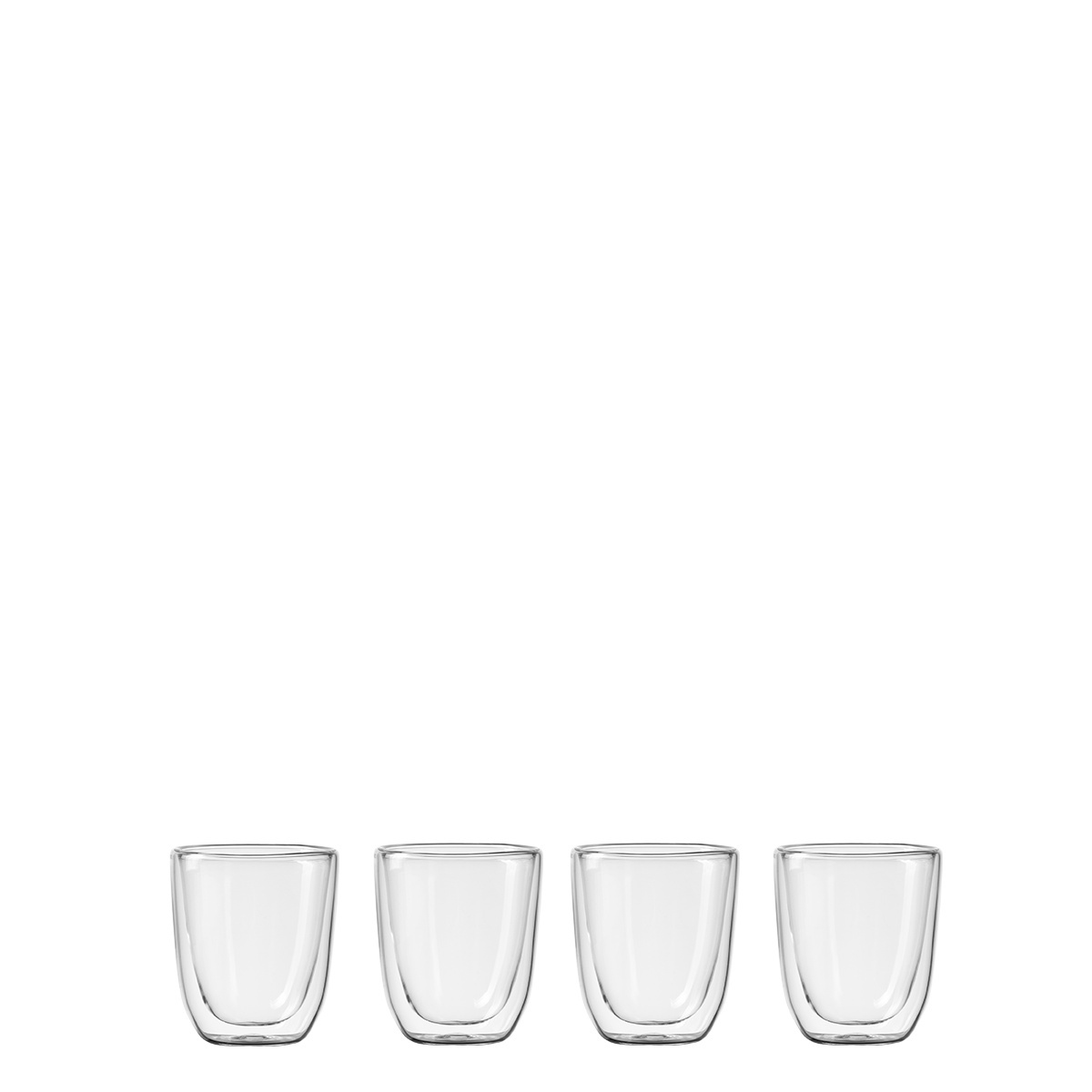 Glas BASIC Glas Double Wall 190 ml - 4er-Set