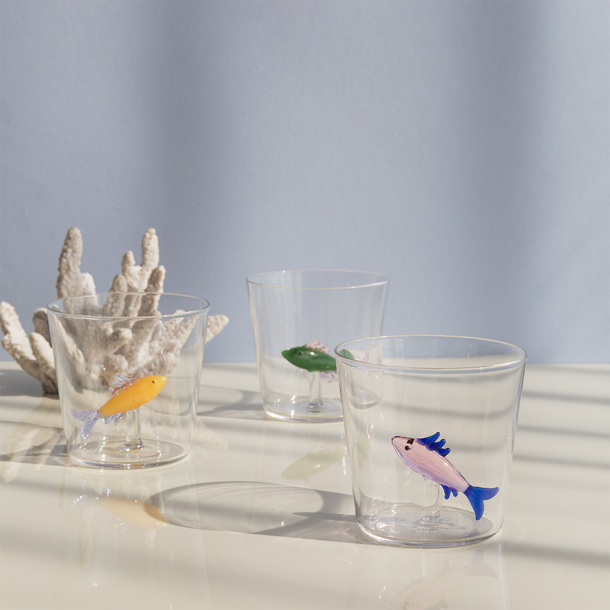 Glas mit rosa Sardine | Ichendorf