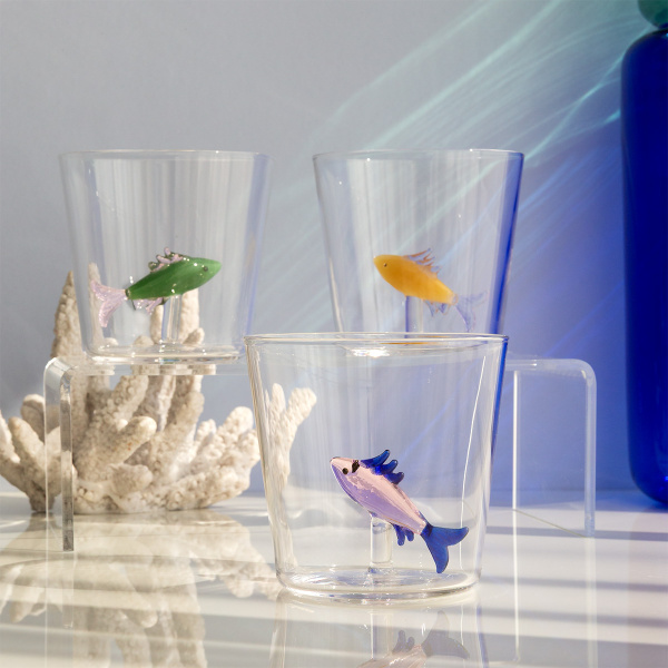 Glas mit rosa Sardine | Ichendorf