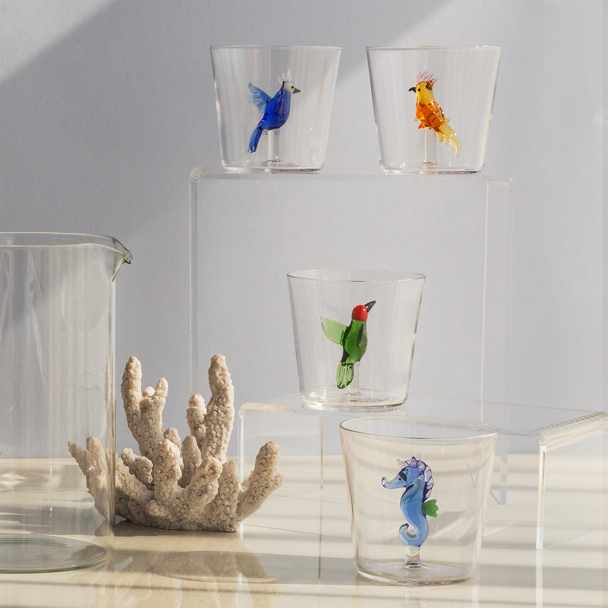 Glas mit Kolibri | Ichendorf