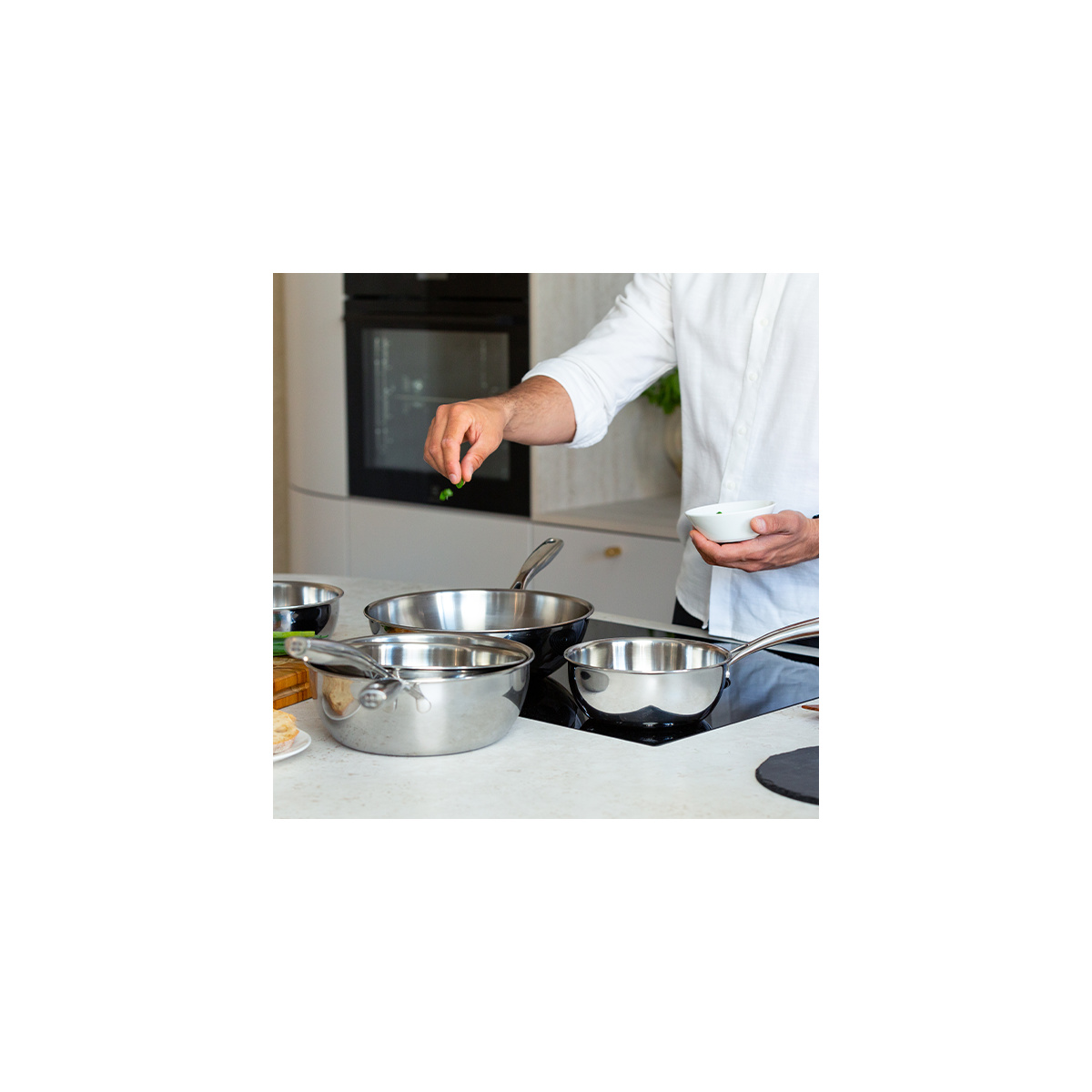 Pfanne Orion Professional ø24 cm Platinum Lunasol